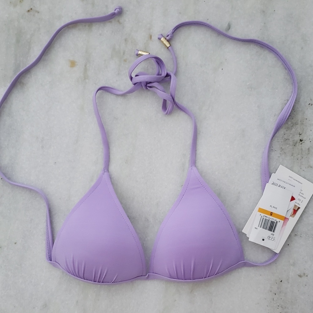 Voda Swim NEW w/tags bikini top, SM, lilac